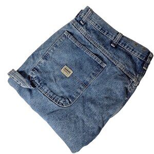 Vintage Wrangler Hero Originals Carpenter Jeans Size 40 X 30 Medium Wash Denim